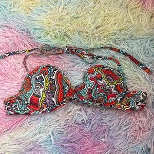 Victoria’s Secret Funky Padded Halter Swim Bikini Top